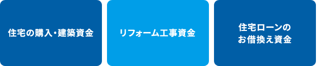 老後の住生活のための、多様な住宅資金ニーズにご利用頂けます